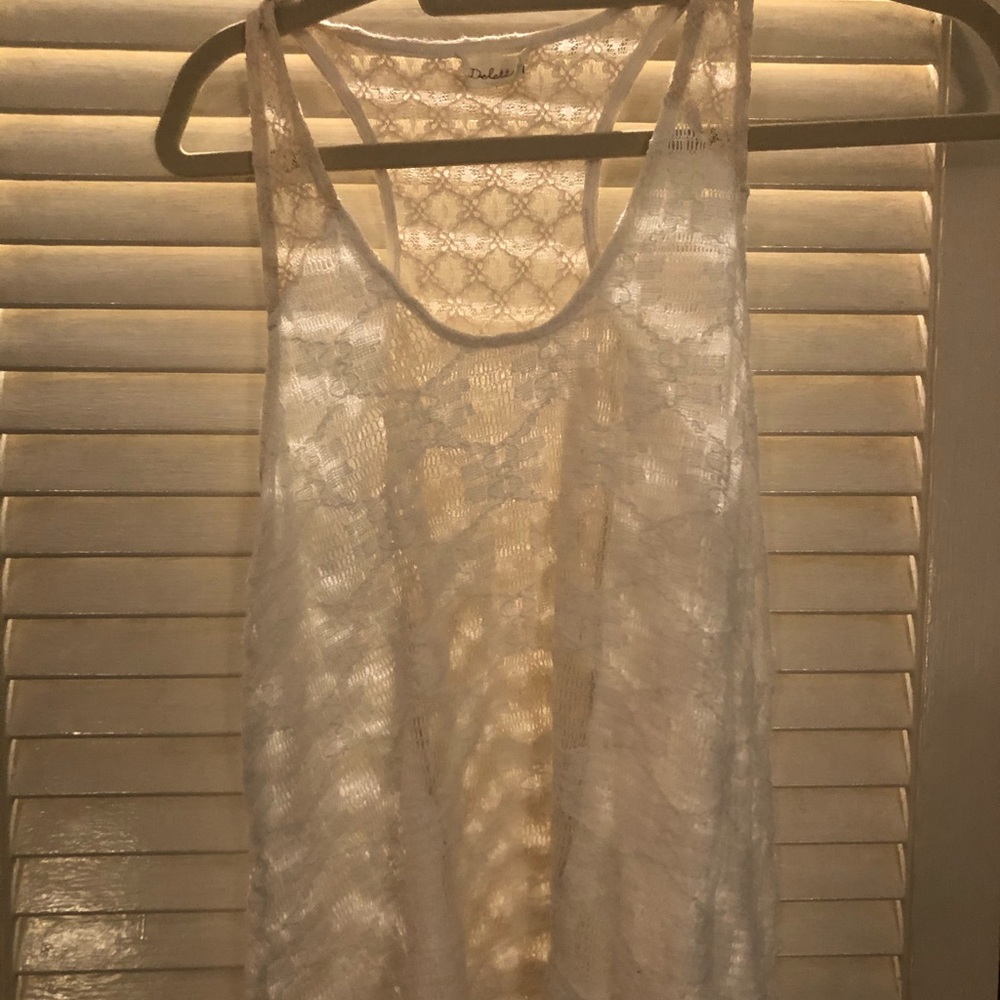 Lace tank